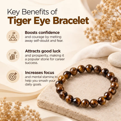 Tiger Eye Gemstone Bracelet
