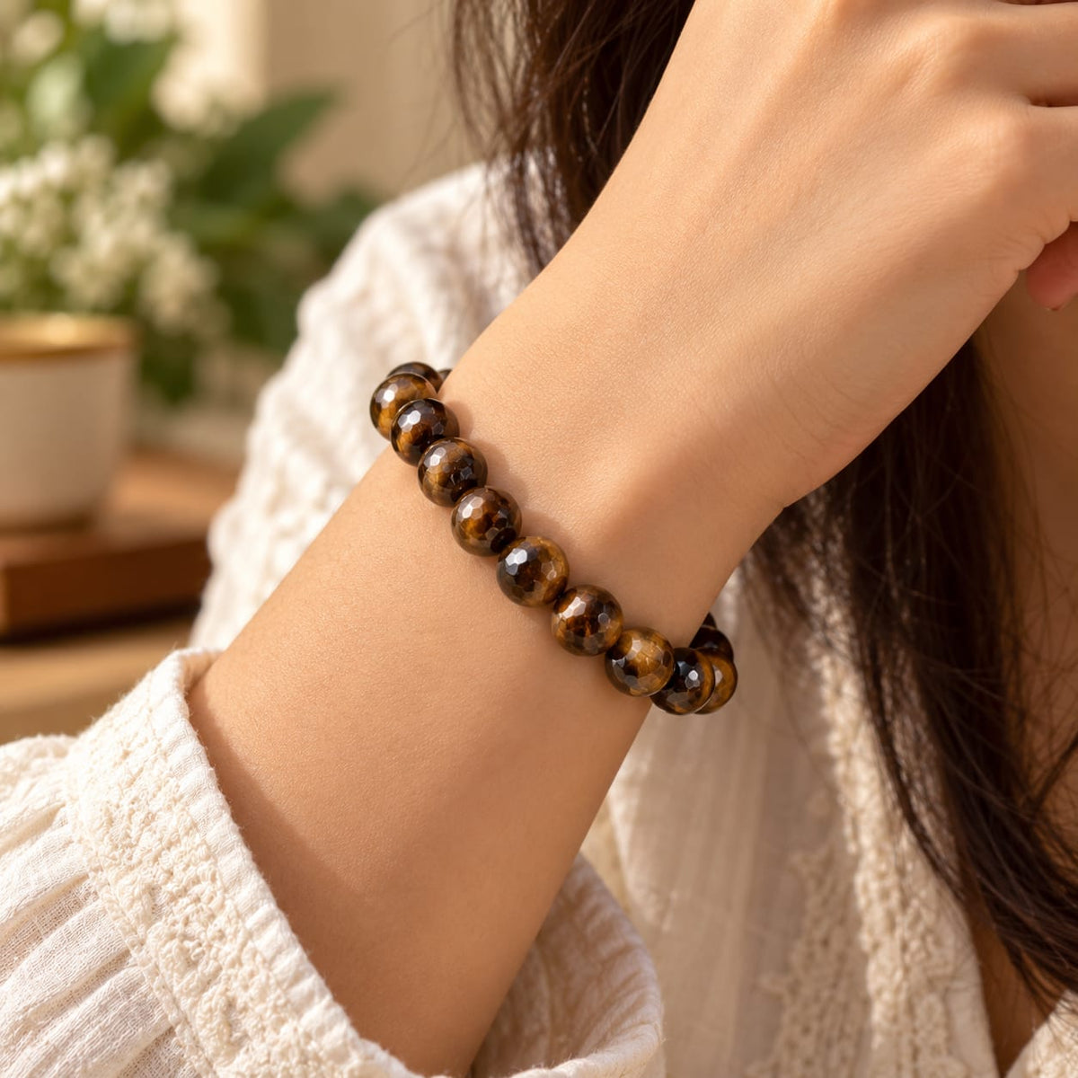 Tiger Eye Gemstone Bracelet